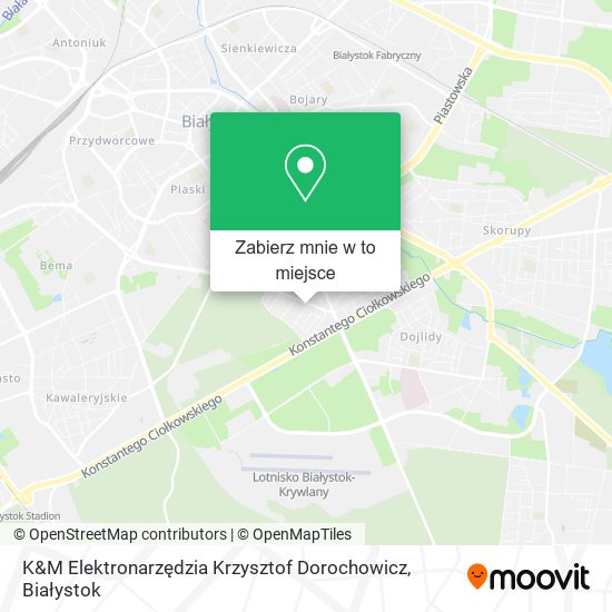 Mapa K&M Elektronarzędzia Krzysztof Dorochowicz