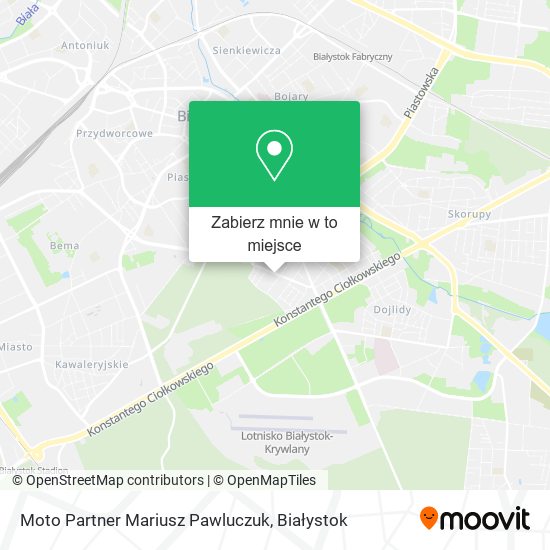 Mapa Moto Partner Mariusz Pawluczuk