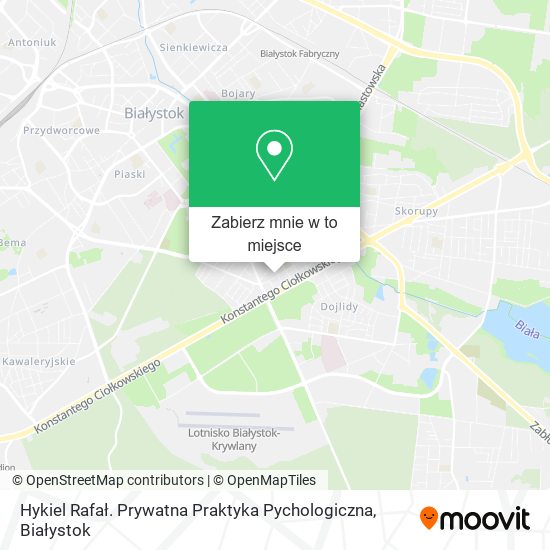 Mapa Hykiel Rafał. Prywatna Praktyka Pychologiczna