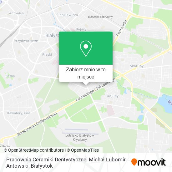 Mapa Pracownia Ceramiki Dentystycznej Michał Lubomir Antowski
