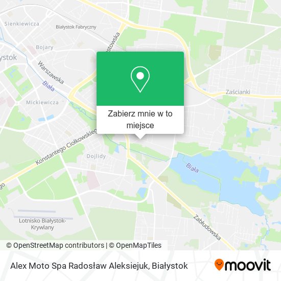Mapa Alex Moto Spa Radosław Aleksiejuk