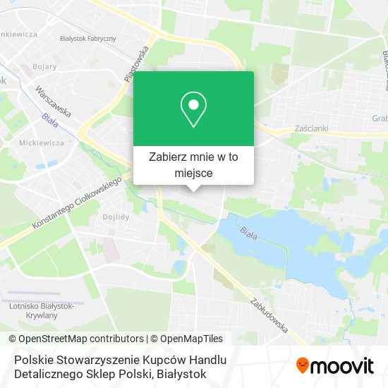 Mapa Polskie Stowarzyszenie Kupców Handlu Detalicznego Sklep Polski