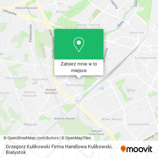 Mapa Grzegorz Kulikowski Firma Handlowa Kulikowski