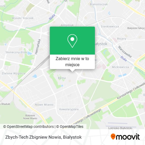 Mapa Zbych-Tech Zbigniew Nowis