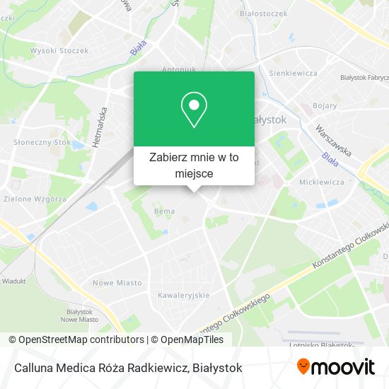 Mapa Calluna Medica Róża Radkiewicz