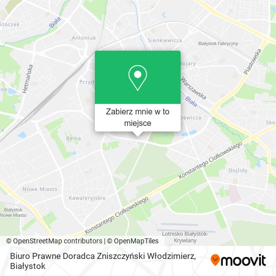Mapa Biuro Prawne Doradca Zniszczyński Włodzimierz