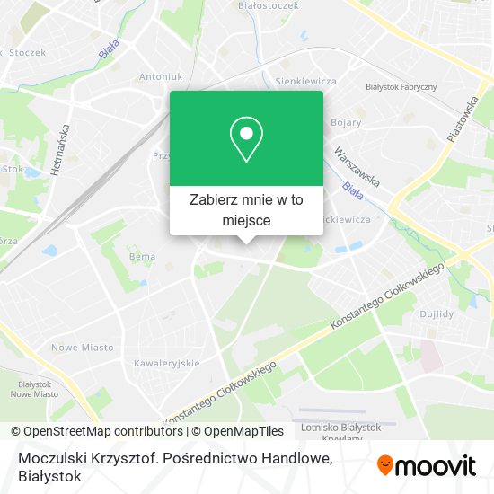 Mapa Moczulski Krzysztof. Pośrednictwo Handlowe