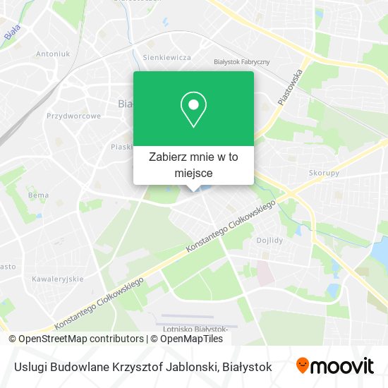 Mapa Uslugi Budowlane Krzysztof Jablonski