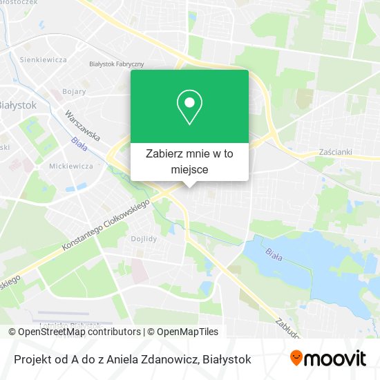 Mapa Projekt od A do z Aniela Zdanowicz