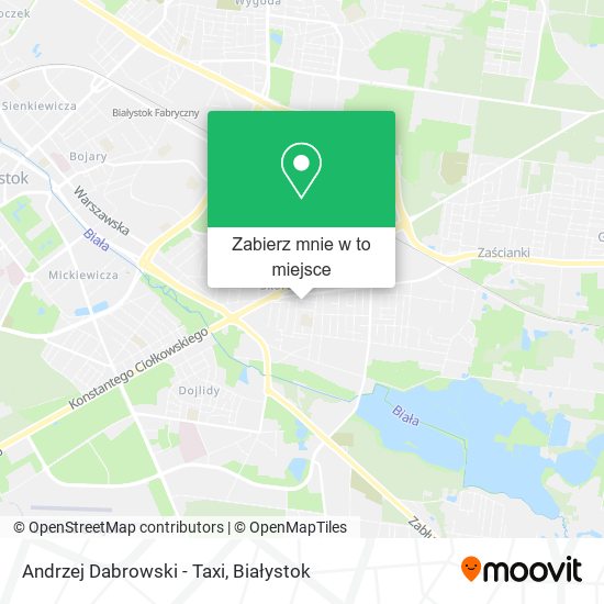 Mapa Andrzej Dabrowski - Taxi