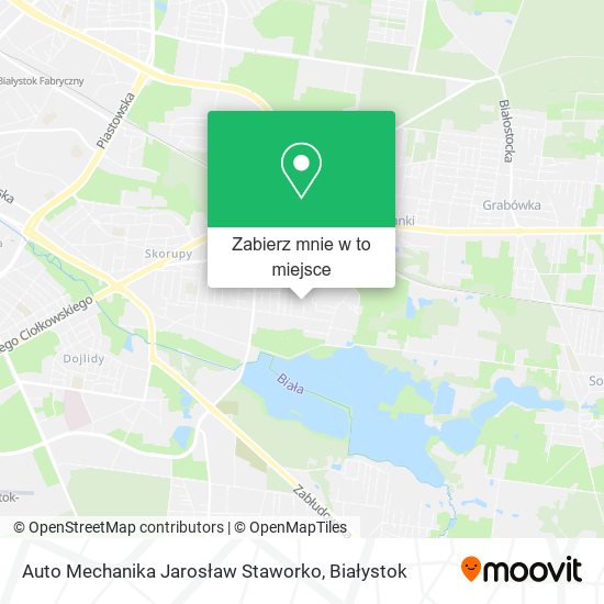 Mapa Auto Mechanika Jarosław Staworko