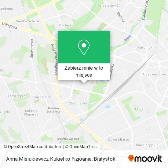 Mapa Anna Misiukiewicz-Kukiełko Fizjoania