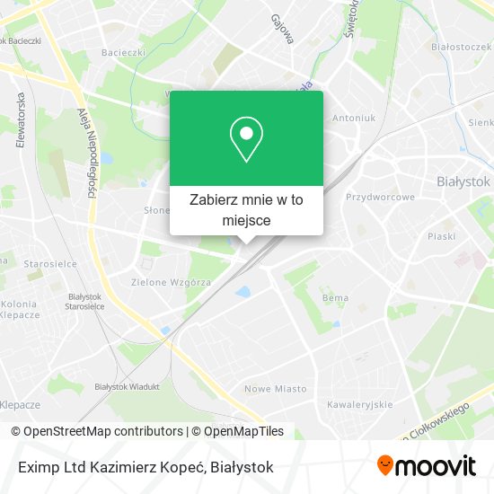 Mapa Eximp Ltd Kazimierz Kopeć