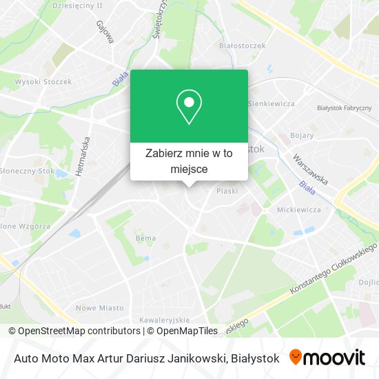 Mapa Auto Moto Max Artur Dariusz Janikowski