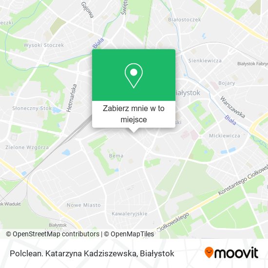 Mapa Polclean. Katarzyna Kadziszewska