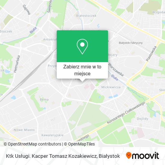 Mapa Ktk Usługi. Kacper Tomasz Kozakiewicz