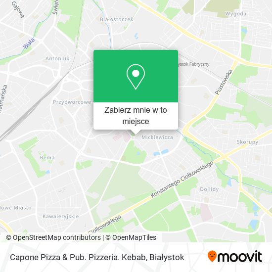 Mapa Capone Pizza & Pub. Pizzeria. Kebab