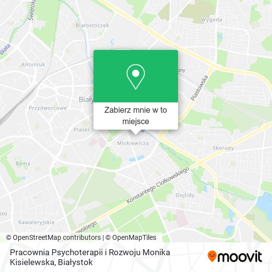 Mapa Pracownia Psychoterapii i Rozwoju Monika Kisielewska