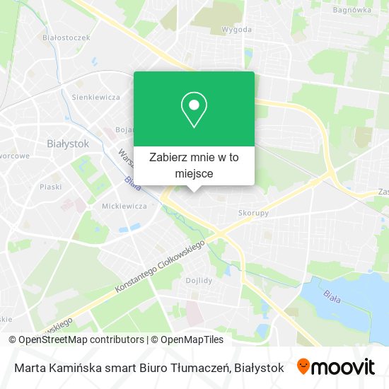 Mapa Marta Kamińska smart Biuro Tłumaczeń