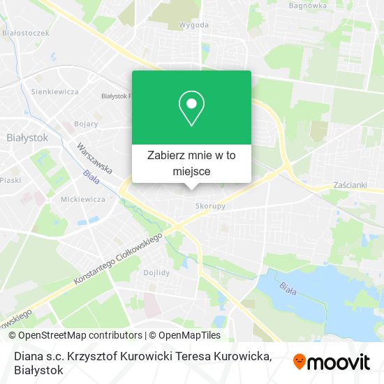 Mapa Diana s.c. Krzysztof Kurowicki Teresa Kurowicka