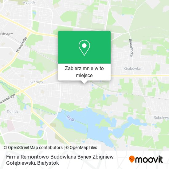 Mapa Firma Remontowo-Budowlana Bynex Zbigniew Gołębiewski