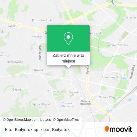 Mapa Eltor Białystok sp. z o.o.