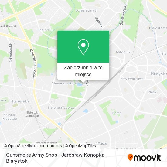 Mapa Gunsmoke Army Shop - Jarosław Konopka
