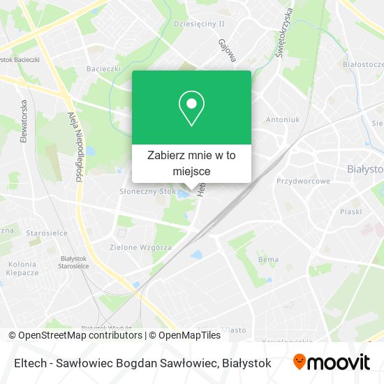 Mapa Eltech - Sawłowiec Bogdan Sawłowiec