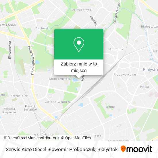 Mapa Serwis Auto Diesel Sławomir Prokopczuk