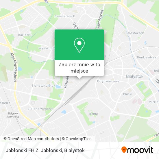 Mapa Jabłoński FH Z. Jabłoński