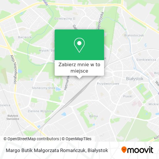 Mapa Margo Butik Małgorzata Romańczuk