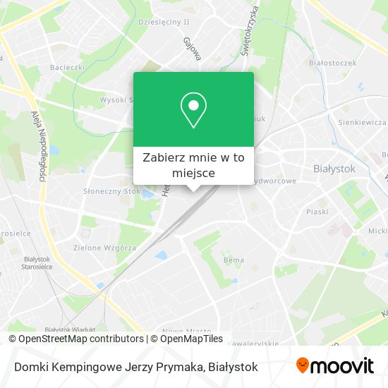 Mapa Domki Kempingowe Jerzy Prymaka