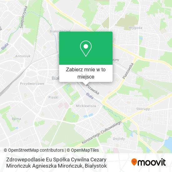 Mapa Zdrowepodlasie Eu Spółka Cywilna Cezary Mirończuk Agnieszka Mirończuk