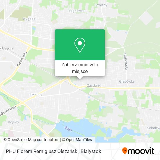Mapa PHU Florem Remigiusz Olszański