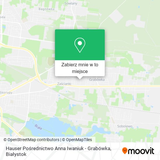 Mapa Hauser Pośrednictwo Anna Iwaniuk - Grabówka