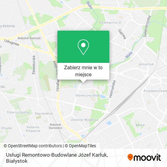 Mapa Usługi Remontowo-Budowlane Józef Karłuk