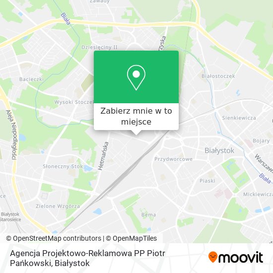 Mapa Agencja Projektowo-Reklamowa PP Piotr Pańkowski