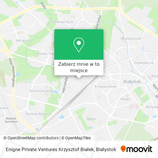 Mapa Enigne Private Ventures Krzysztof Białek