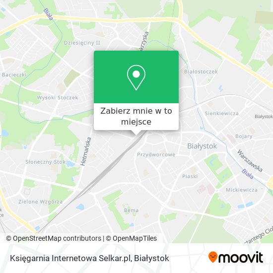 Mapa Księgarnia Internetowa Selkar.pl