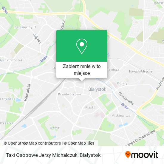 Mapa Taxi Osobowe Jerzy Michalczuk