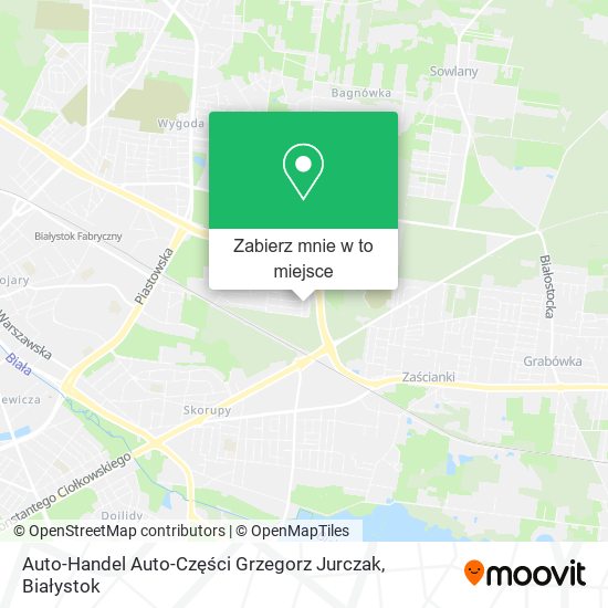 Mapa Auto-Handel Auto-Części Grzegorz Jurczak