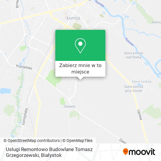 Mapa Usługi Remontowo Budowlane Tomasz Grzegorzewski