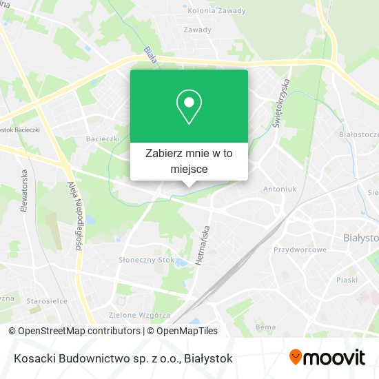 Mapa Kosacki Budownictwo sp. z o.o.