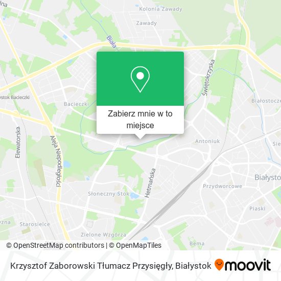 Mapa Krzysztof Zaborowski Tłumacz Przysięgły