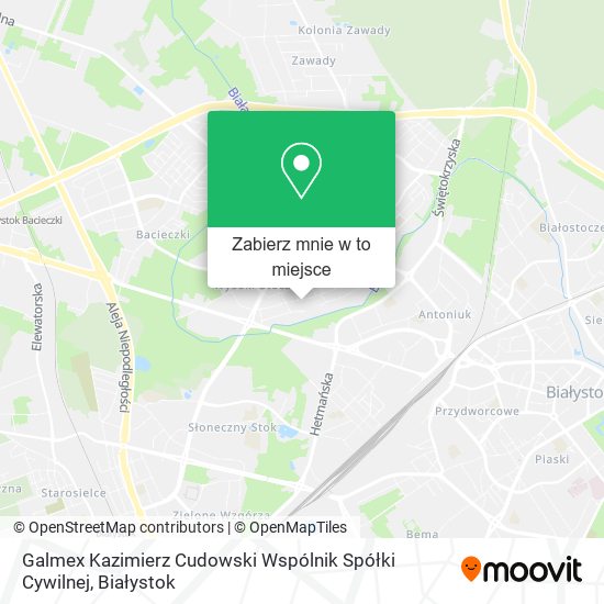 Mapa Galmex Kazimierz Cudowski Wspólnik Spółki Cywilnej