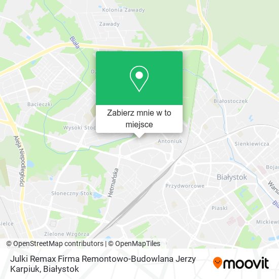 Mapa Julki Remax Firma Remontowo-Budowlana Jerzy Karpiuk