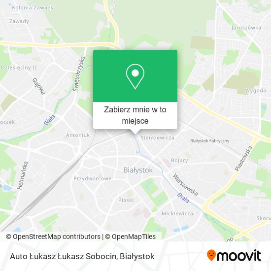 Mapa Auto Łukasz Łukasz Sobocin