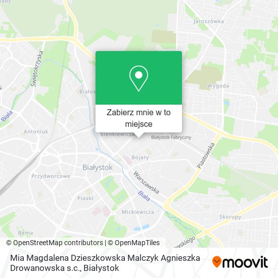 Mapa Mia Magdalena Dzieszkowska Malczyk Agnieszka Drowanowska s.c.