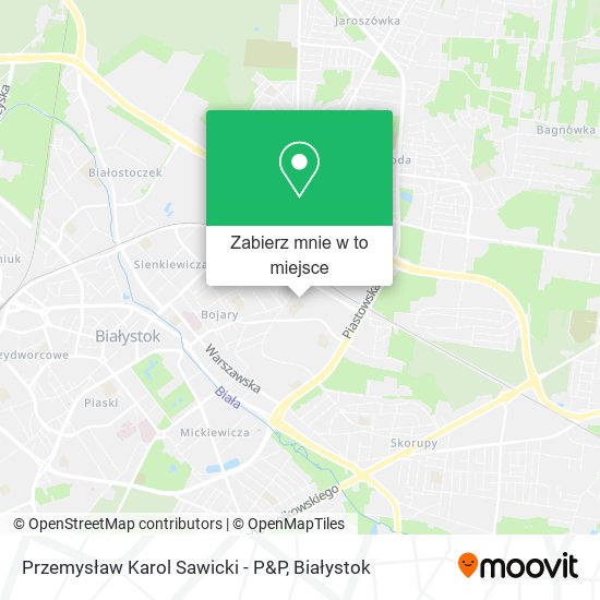 Mapa Przemysław Karol Sawicki - P&P