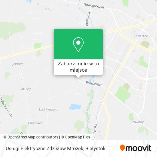 Mapa Usługi Elektryczne Zdzisław Mrozek